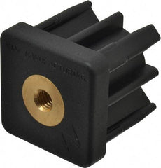 Gibraltar - 2" Tube, 3/8-16 Thread, 1,800 Lb Capacity, Square Tube End - 0.109/0.12" Tube Wall, 2" Square - Industrial Tool & Supply