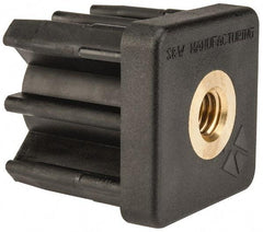 Gibraltar - 2" Tube, 1/2-13 Thread, 1,800 Lb Capacity, Square Tube End - 0.109/0.12" Tube Wall, 2" Square - Industrial Tool & Supply