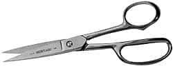 Heritage Cutlery - 3" LOC, 8" OAL Stainless Steel Standard Shears - Ambidextrous, Straight Handle, For General Purpose Use - Industrial Tool & Supply