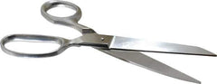 Heritage Cutlery - 3-1/2" LOC, 8" OAL Stainless Steel Standard Shears - Straight Handle, For Poultry Processing - Industrial Tool & Supply