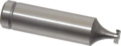 Made in USA - 1/4" Diam x 1/16" Face Width, Cobalt, 6 Teeth, Shank Connection Woodruff Keyseat Cutter - Uncoated, 2-1/16" OAL x 1/2" Shank, Staggered Teeth, ANSI 202, Old Standard 201 - Industrial Tool & Supply