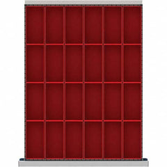 LISTA - 24-Compartment Drawer Divider Layout for 3.15" High Drawers - Industrial Tool & Supply