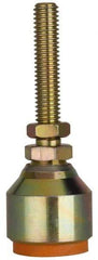 Gibraltar - 995 Lb Capacity, 3/8-16 Thread, 3-1/2" OAL, Zinc Stud, Studded Socket Mount Leveling Mount - 2" Stud Length, 1-1/4" Base Diam, Zinc Pad, 5/8" Hex - Industrial Tool & Supply