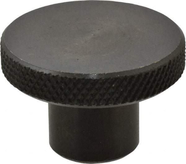 Gibraltar - 1-1/2" Head, Knurled Knob - Tapped, Steel - Industrial Tool & Supply