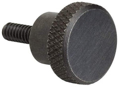 Gibraltar - 1-1/2" Head, Knurled Knob - Threaded Stem, Stainless Steel - Industrial Tool & Supply