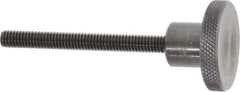 Gibraltar - 1-1/2" Head, Knurled Knob - Threaded Stem, Steel - Industrial Tool & Supply