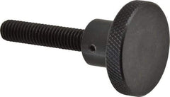 Gibraltar - 1-1/2" Head, Knurled Knob - Threaded Stem, Steel - Industrial Tool & Supply