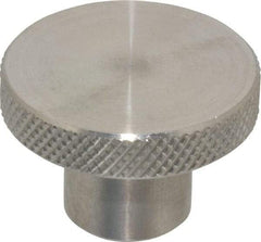 Gibraltar - 1-1/2" Head, Knurled Knob - Reamed, Stainless Steel - Industrial Tool & Supply