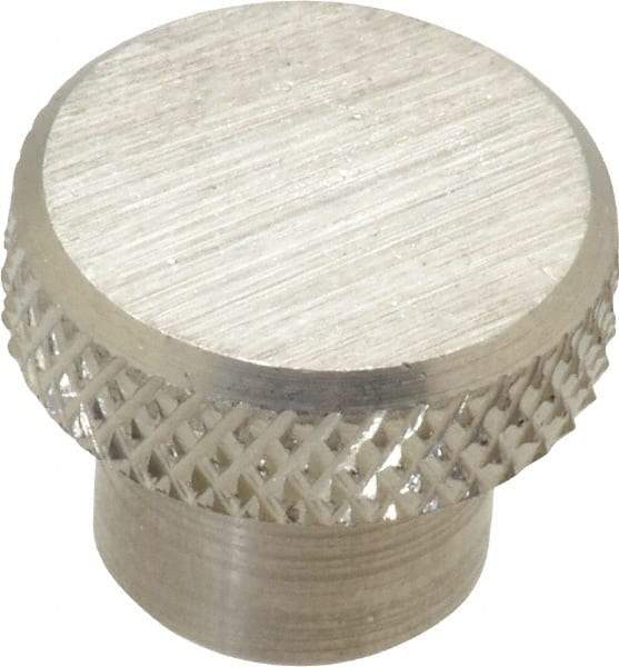 Gibraltar - 3/4" Head, Knurled Knob - Tapped, Stainless Steel - Industrial Tool & Supply