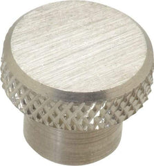 Gibraltar - 3/4" Head, Knurled Knob - Tapped, Stainless Steel - Industrial Tool & Supply
