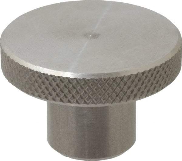 Gibraltar - 1-1/2" Head, Knurled Knob - Tapped, Stainless Steel - Industrial Tool & Supply