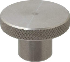 Gibraltar - 1-1/2" Head, Knurled Knob - Tapped, Stainless Steel - Industrial Tool & Supply