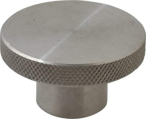 Gibraltar - 2" Head, Knurled Knob - Tapped, Stainless Steel - Industrial Tool & Supply