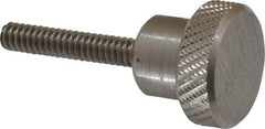 Gibraltar - 3/4" Head, Knurled Knob - Threaded Stem, Stainless Steel - Industrial Tool & Supply