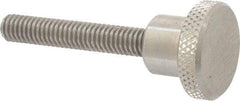 Gibraltar - 1" Head, Knurled Knob - Threaded Stem, Stainless Steel - Industrial Tool & Supply