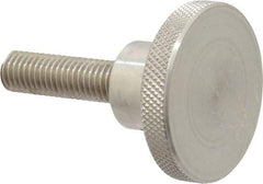Gibraltar - 2" Head, Knurled Knob - Threaded Stem, Stainless Steel - Industrial Tool & Supply