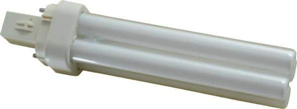 Philips - 18 Watt Fluorescent Commercial/Industrial 2 Pin Lamp - 4,100°K Color Temp, 1,250 Lumens, PLC, 10,000 hr Avg Life - Industrial Tool & Supply