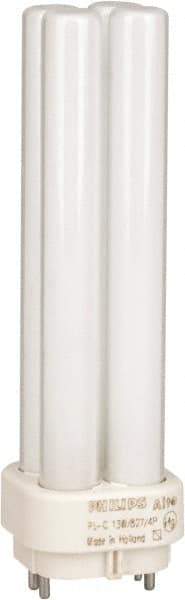 Philips - 13 Watt Fluorescent Commercial/Industrial 4 Pin Lamp - 2,700°K Color Temp, 900 Lumens, PLC, 12,000 hr Avg Life - Industrial Tool & Supply