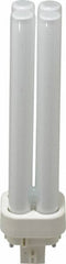 Philips - 18 Watt Fluorescent Commercial/Industrial 4 Pin Lamp - 3,000°K Color Temp, 1,250 Lumens, PLC, 12,000 hr Avg Life - Industrial Tool & Supply