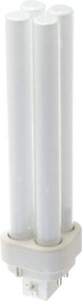 Philips - 18 Watt Fluorescent Commercial/Industrial 4 Pin Lamp - 4,100°K Color Temp, 1,200 Lumens, PLC, 12,000 hr Avg Life - Industrial Tool & Supply