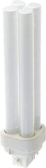 Philips - 18 Watt Fluorescent Commercial/Industrial 4 Pin Lamp - 4,100°K Color Temp, 1,200 Lumens, PLC, 12,000 hr Avg Life - Industrial Tool & Supply