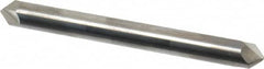 ProMax - 1/4" Diam 2 Flute Double End Solid Carbide Chamfer Mill - Industrial Tool & Supply
