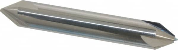 ProMax - 3/8" Diam 4 Flute Double End Solid Carbide Chamfer Mill - Industrial Tool & Supply