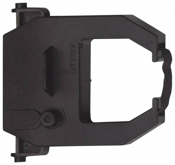 Amano - 4-1/2" High x 3-1/4" Wide Time Clock Replacement Ribbon - Black, Use with Amano PIX & TCX Series Time Clocks Order #40626293, 40626319, 40626301 - Industrial Tool & Supply
