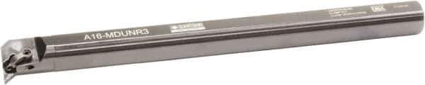 Sumitomo - 1.3" Min Bore Diam, 12" OAL, 1" Shank Diam, A-MDUN Indexable Boring Bar - DNMG 332 Insert, Pin & Clamp Holding Method - Industrial Tool & Supply