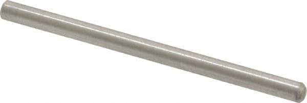 Value Collection - 1/16" Diam x 1" Pin Length 316 Stainless Steel Standard Dowel Pin - Bright Finish, 2 Beveled End - Industrial Tool & Supply