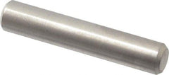 Value Collection - 3/16" Diam x 1" Pin Length 316 Stainless Steel Standard Dowel Pin - Bright Finish, 2 Beveled End - Industrial Tool & Supply