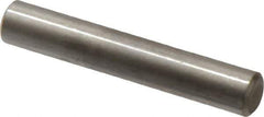 Value Collection - 1/4" Diam x 1-1/2" Pin Length 316 Stainless Steel Standard Dowel Pin - Bright Finish, 2 Beveled End - Industrial Tool & Supply