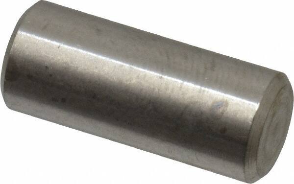 Value Collection - 5/16" Diam x 3/4" Pin Length 316 Stainless Steel Standard Dowel Pin - Bright Finish, 2 Beveled End - Industrial Tool & Supply