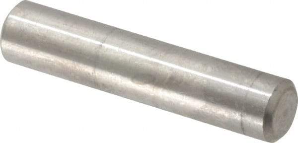 Value Collection - 5/16" Diam x 1-1/2" Pin Length 316 Stainless Steel Standard Dowel Pin - Bright Finish, 2 Beveled End - Industrial Tool & Supply