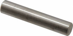 Value Collection - 3/8" Diam x 2" Pin Length 316 Stainless Steel Standard Dowel Pin - Bright Finish, 2 Beveled End - Industrial Tool & Supply
