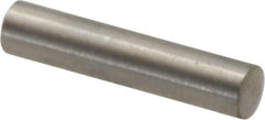 Value Collection - 3mm Diam x 14mm Pin Length 316 Stainless Steel Standard Dowel Pin - Bright Finish, 1 Rounded End - Industrial Tool & Supply