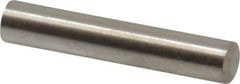 Value Collection - 3mm Diam x 16mm Pin Length 316 Stainless Steel Standard Dowel Pin - Bright Finish, 1 Rounded End - Industrial Tool & Supply