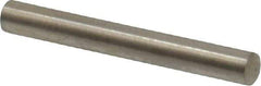 Value Collection - 3mm Diam x 24mm Pin Length 316 Stainless Steel Standard Dowel Pin - Bright Finish, 1 Rounded End - Industrial Tool & Supply