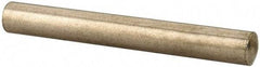 Value Collection - 4mm Diam x 32mm Pin Length 316 Stainless Steel Standard Dowel Pin - Bright Finish, 1 Rounded End - Industrial Tool & Supply