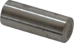 Value Collection - 8mm Diam x 20mm Pin Length 316 Stainless Steel Standard Dowel Pin - Bright Finish, 1 Rounded End - Industrial Tool & Supply