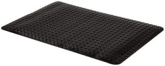 PRO-SAFE - 3' Long x 2' Wide, Dry Environment, Anti-Fatigue Matting - Black, Vinyl with Vinyl Sponge Base, Beveled on 4 Sides - Industrial Tool & Supply