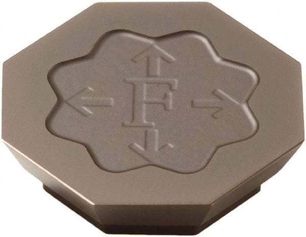 Seco - OFEN0704 M16 Grade MK1500 Carbide Milling Insert - TiCN/Al2O3 Finish, 0.187" Thick, 0.709" Inscribed Circle - Industrial Tool & Supply