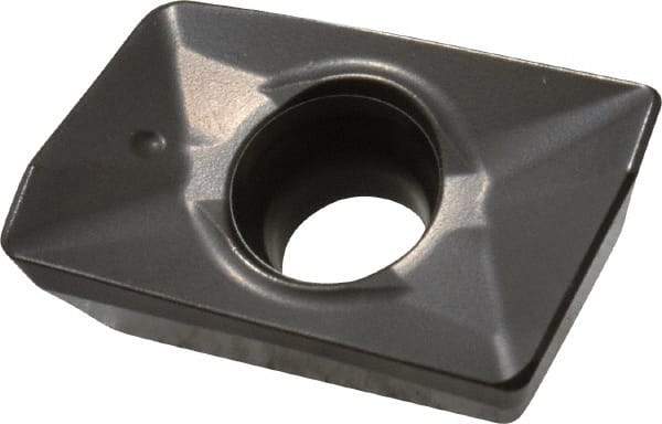 Seco - XOMX180608 MD15 Grade MK1500 Carbide Milling Insert - TiCN/Al2O3 Finish, 1/4" Thick, 0.031" Corner Radius - Industrial Tool & Supply