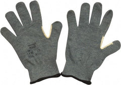 Ansell - Size XL (10), ANSI Cut Lvl 4, Abrasion Lvl 2, Kevlar/Polycotton Cut Resistant Gloves - Kevlar/Poly/Cotton Lining, Knit Wrist, Gray, Paired - Industrial Tool & Supply