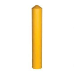 Eagle - 9-1/2" Wide x 9-1/2" Deep x 57" High, 8" Bollard Cover - Yellow, High Density Polyethylene, 8 Lb, Smooth Surface - Industrial Tool & Supply