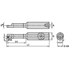 CCBI1805008755L CARBIDE SHANK STEP - Industrial Tool & Supply