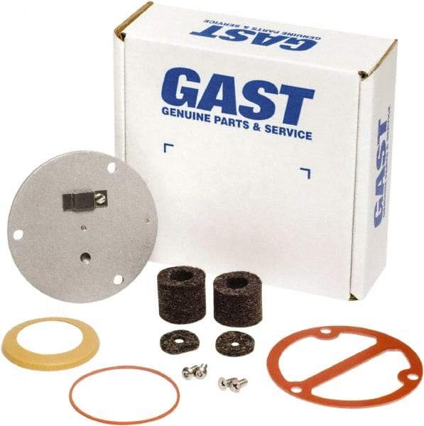 Gast - 12 Piece Air Compressor Repair Kit - For Use with Gast ROA/RAA/SOA/SAA Models - Industrial Tool & Supply