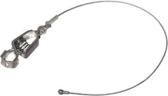Quantum Storage - Open Shelving Accessory/Component - Zinc, Zinc Finish, 17" Long, Use with Wire Shelving Units - Industrial Tool & Supply