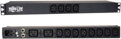 Tripp-Lite - 14 Outlets, 100/240 Volts, 20 Amps, 15' Cord, Power Outlet Strip - Rack Mount, C13/C19 NEMA Configuration, 19" Strip - Industrial Tool & Supply