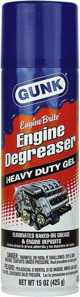 Gunk - Hydrocarbon Fluid Engine Cleaner/Degreaser - 22 oz Aerosol Can - Industrial Tool & Supply